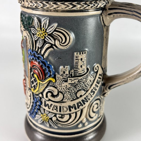 Vintage Original Gerzit Gerz Beer Stein Mug Collectible Barware Germany - Picture 10 of 14